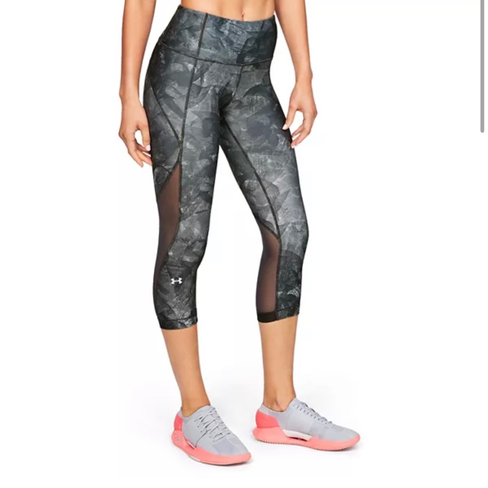 Women’s Under Armor Hi-Rise HeatGear Compression Capris‎ Leggings